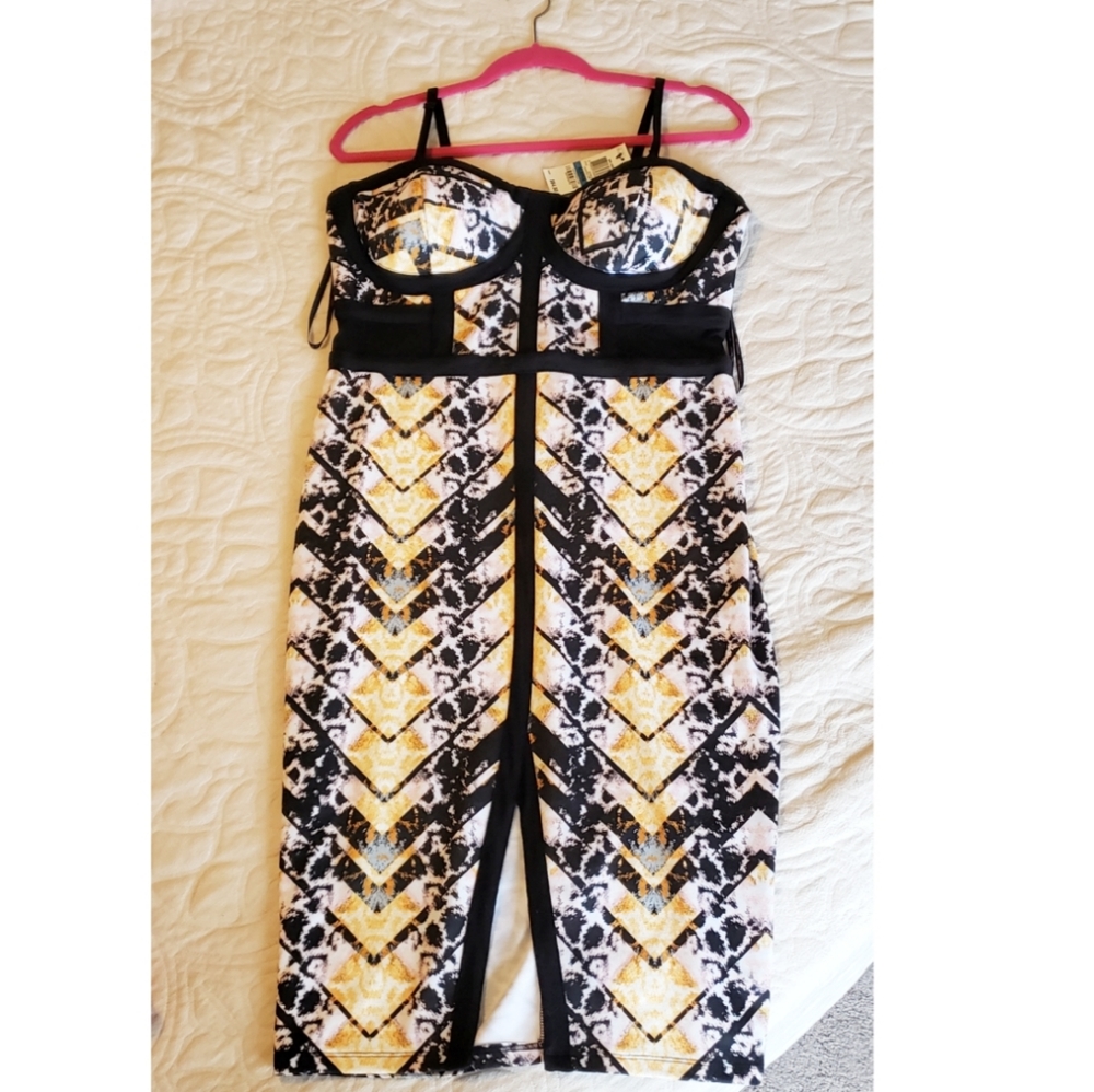 Material Girl bodycon dress